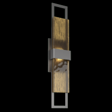 Hammerton ODB0085-02-AG-BG-L2 - Sasha 28&#34; Sconce-Argento Grey-Bronze Granite