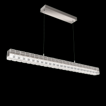 Hammerton PLB0080-48-GM-AC-CA1-L3 - Asscher Linear Suspension 48"-Gunmetal-Asscher Clear