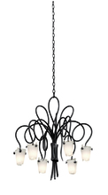 Kalco 4308TO/FROST - Tribecca 6 Light Chandelier