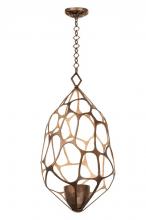 Kalco 6560BZG - Fossil 1 Light Pendant