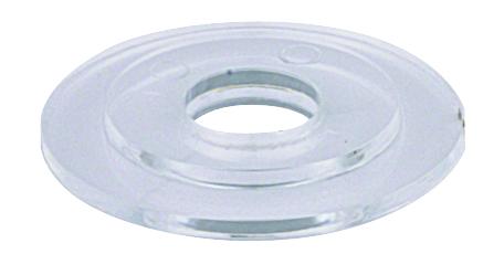 1-1/4IN CLR PLASTIC WASHER