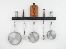 Hi-Lite MFG Co. H-13-34Y-B-BK01/A-COP W/CI - POT RACK COLLECTION