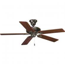 Progress P2521-20 - AirPro Collection Signature 52&#34; Five-Blade Ceiling Fan