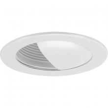 Progress P804004-028 - 4&#34; Satin White Recessed Wall Washer Trim for 4&#34; Housing (P804N series)