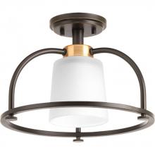 Progress P350032-020 - West Village Collection 13-1/2&#34; One-Light Semi-Flush Convertible