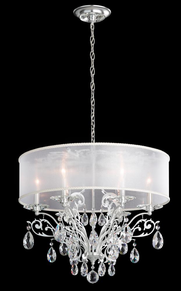 Filigrae 6 Light 120V Chandelier in French Gold with Heritage Handcut Crystal