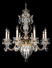 Schonbek 1870 1248-22R - Bagatelle 11 Light 120V Chandelier in Heirloom Gold with Radiance Crystal