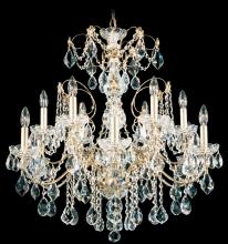 Schonbek 1870 1712-211 - Century 12 Light 120V Chandelier in Aurelia with Heritage Handcut Crystal