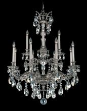 Schonbek 1870 5683-22H - Milano 12 Light 120V Chandelier in Heirloom Gold with Heritage Handcut Crystal