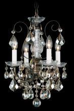 Schonbek 1870 3648-211R - New Orleans 4 Light 120V Chandelier in Aurelia with Radiance Crystal