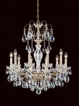 Schonbek 1870 ST1946N-211H - Sonatina 10 Light 120V Chandelier in Aurelia with Heritage Handcut Crystal