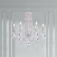 Schonbek 1870 RS83061N-06R - Siena 6 Light 120V Chandelier in White with Radiance Crystal