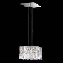 Schonbek 1870 SPU120N-SS1O - Selene 15IN LED 120V Mini Pendant in Stainless Steel with Optic Crystal