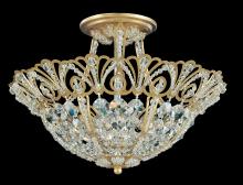 Schonbek 1870 9841-22R - Rivendell 5 Light 120V Semi-Flush Mount in Heirloom Gold with Radiance Crystal