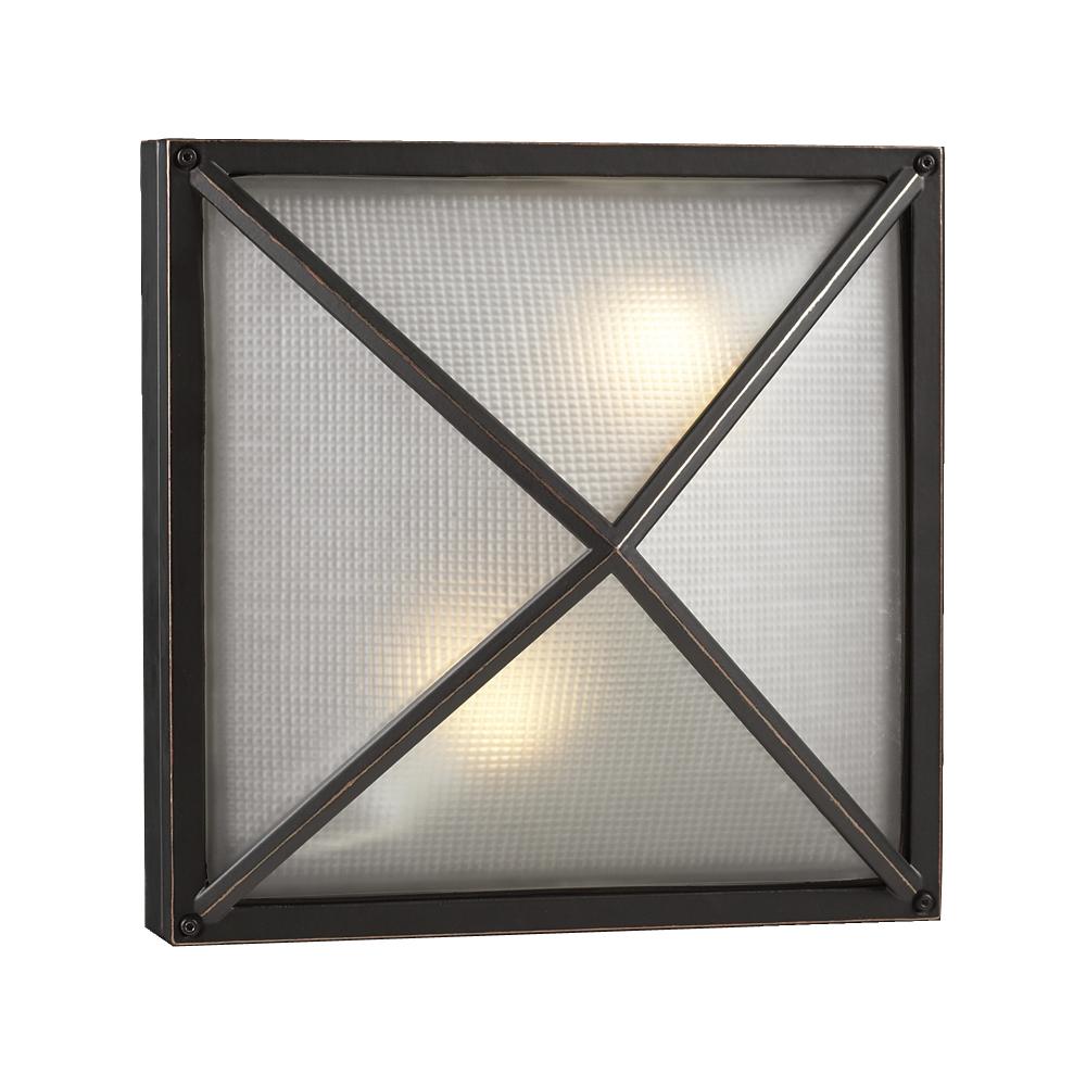 PLC 2 Light Outdoor Fixture Danza Collection 31700 BZ