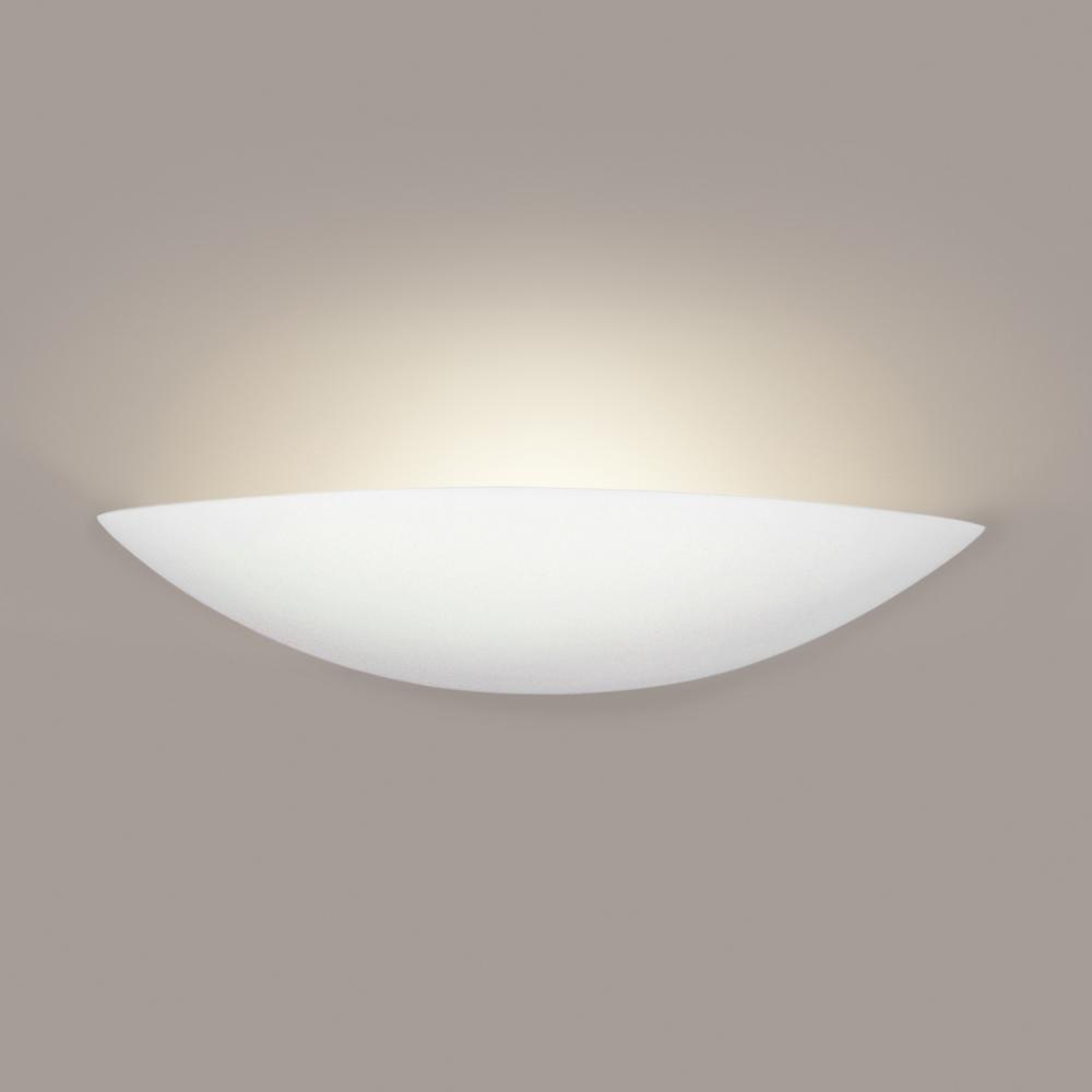 Maui Wall Sconce: Black Gloss (E26 Base Dimmable LED (Bulb included))