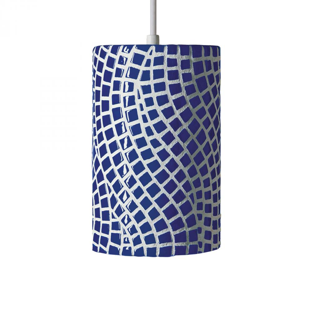 Channels Pendant Cobalt Blue