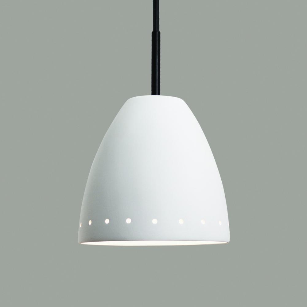 Realm Mini Pendant: Graphite (Black Cord & Canopy)