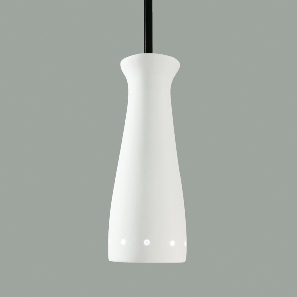 Pilsner Mini Pendant: Graphite (Black Cord & Canopy)