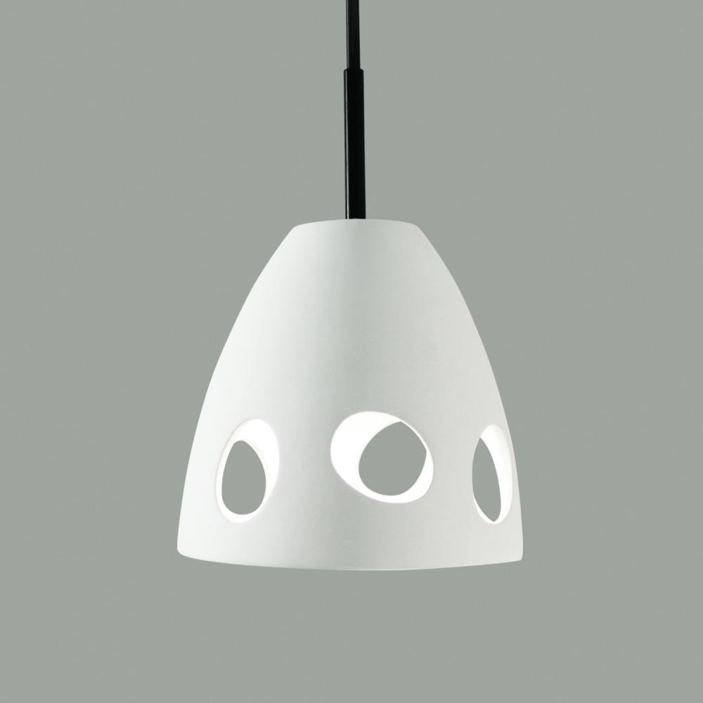 Milano Mini Pendant: Southern Hickory Burl (Black Cord & Canopy)