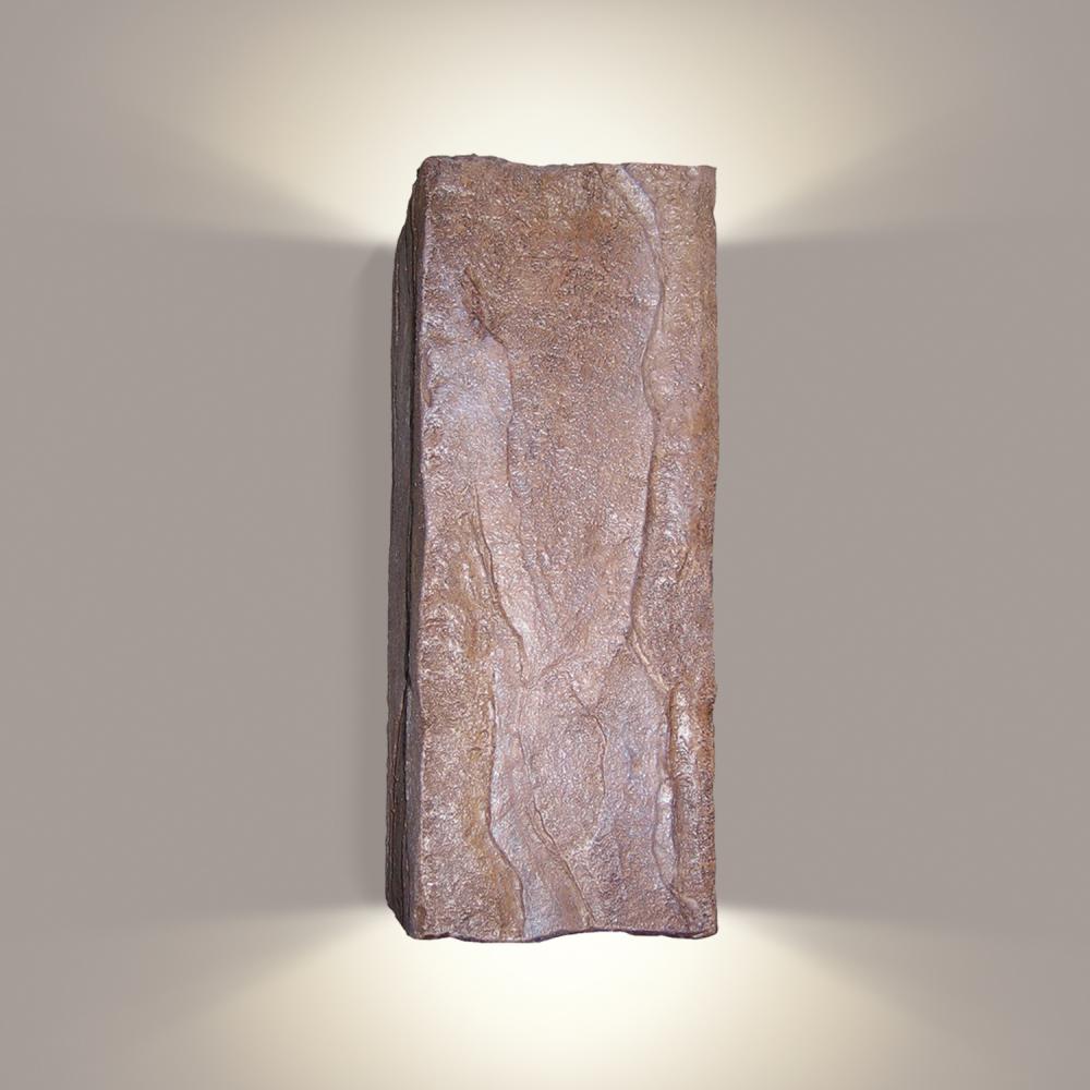 Stone Wall Sconce Brown (Outdoor/WET Location)