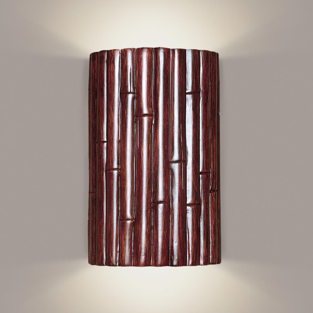 Bamboo Wall Sconce Cinnamon (Outdoor/WET Location)