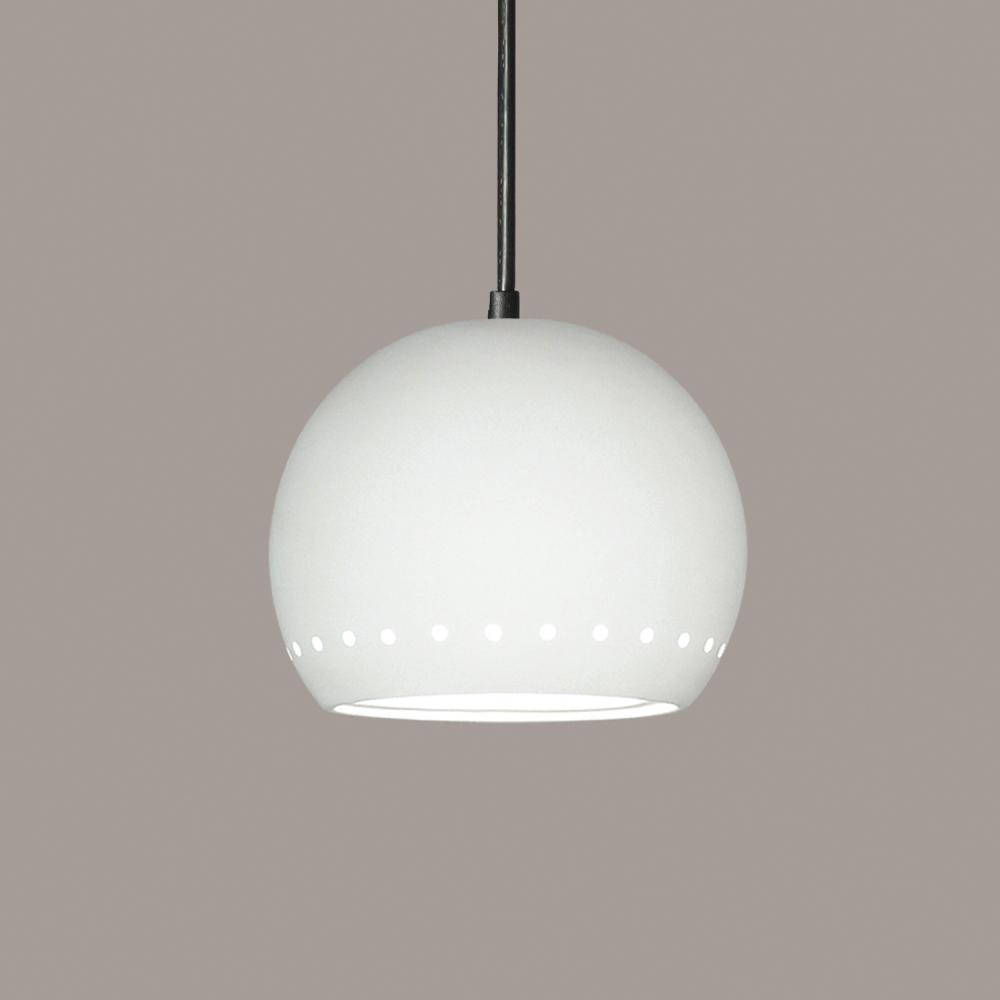 St. Vincent Pendant: Custom Finish or Color Match (E26 Base Dimmable LED (Bulb included)) (Black Cor