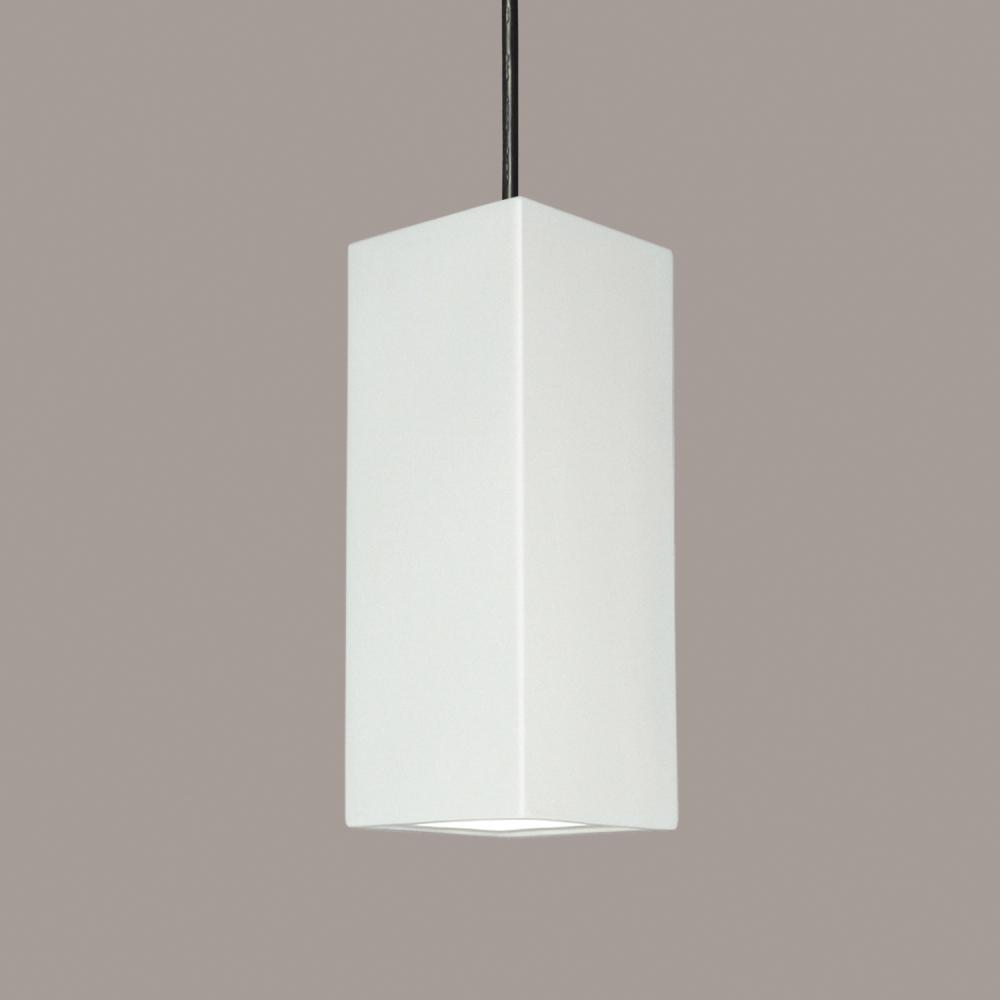 Timor Pendant: Custom Finish or Color Match (E26 Base Dimmable LED (Bulb included)) (Black Cord & Ca