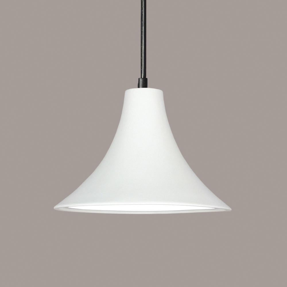 Madera Pendant: Tan (Black Cord & Canopy)