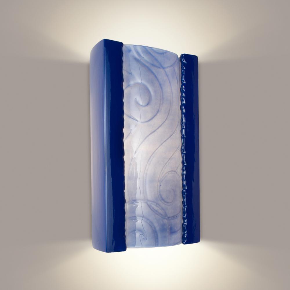 Clouds Wall Sconce Cobalt Blue and Sapphire