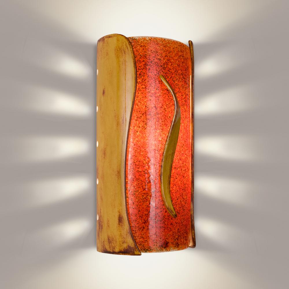 Flare Wall Sconce Desert Blaze and Fire