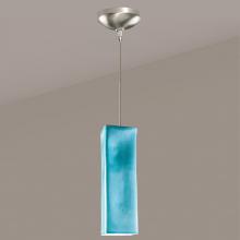 A-19 LVMP23-TC-LEDMR16 - Magma Low Voltage Mini Pendant Teal Crackle (12V Dimmable MR16 LED (Bulb included))