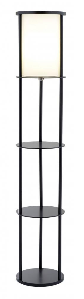 Stewart Round Shelf Floor Lamp