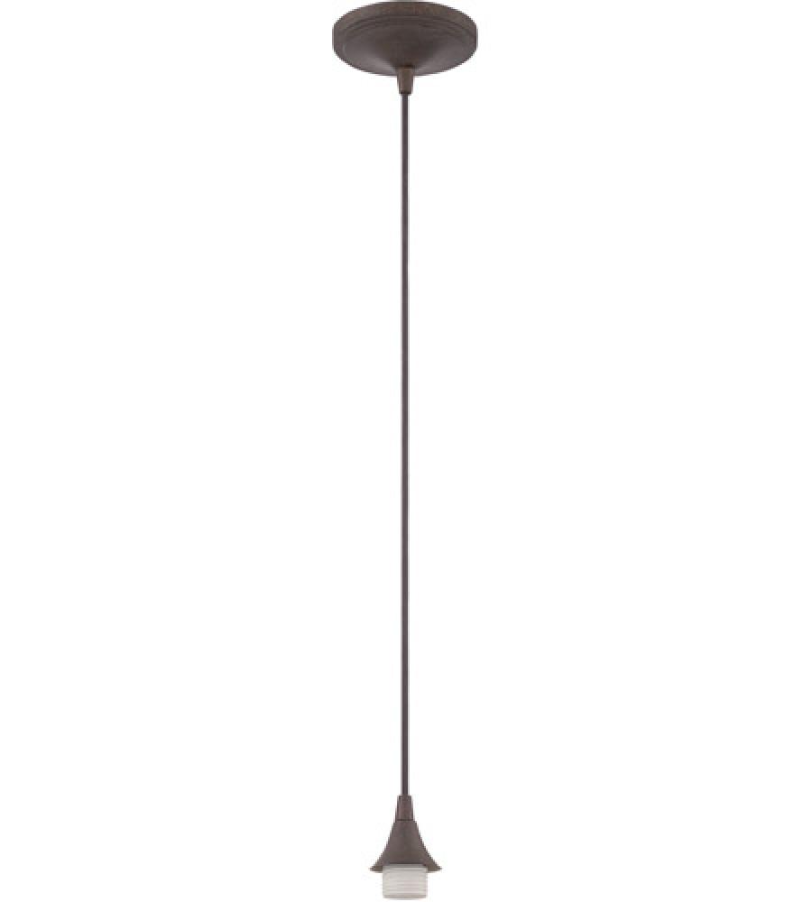 Design-A-Fixture 1 Light Mini Pendant Hardware in Aged Bronze