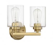 Craftmade 50502-SB - Bolden 2 Light Vanity in Satin Brass