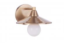 Craftmade 12508SB1 - Isaac 1 Light Wall Sconce in Satin Brass