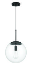 Craftmade 56892-FB - Gaze 12&#34; 1 Light Pendant in Flat Black