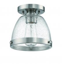 Craftmade X1410-BNK - Lodie 1 Light 9.5&#34; Flushmount in Brushed Polished Nickel