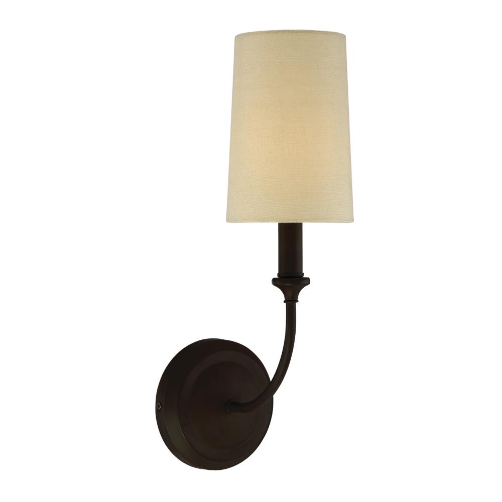 Libby Langdon Sylvan 1 Light Dark Bronze Sconce