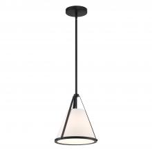 Crystorama FUL-900-BK - Fulton 1 Light Black Pendant