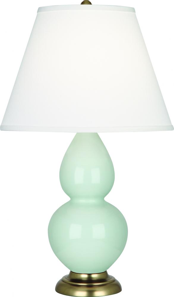 Celadon Small Double Gourd Accent Lamp