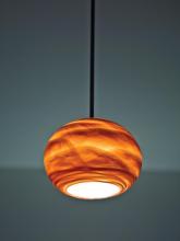 WPT Design ROSE-GL-AM-BZ-45 - Rose Globe - Pendant - Incandescent 45&#34; OA Drop-Amber