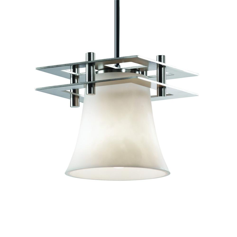 Metropolis 1-Light Small LED Pendant (2 Flat Bars)