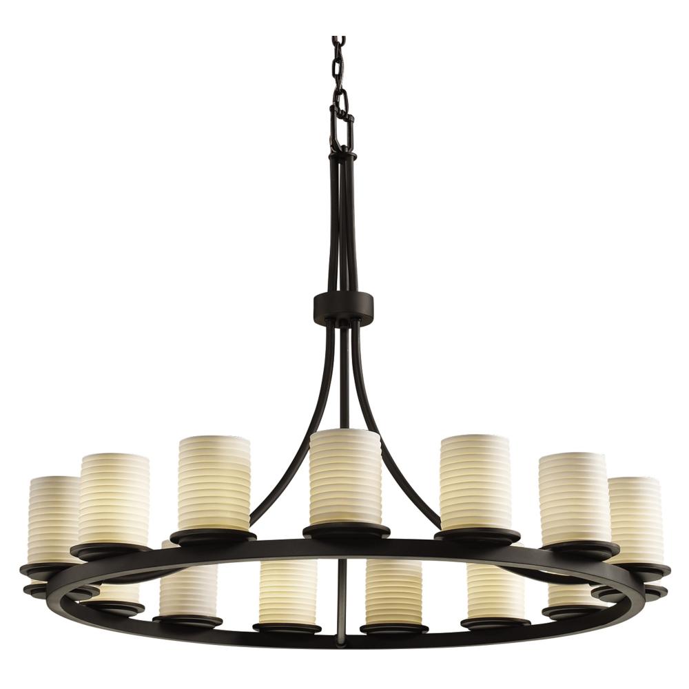 Dakota 15-Light 1-Tier Ring Chandelier