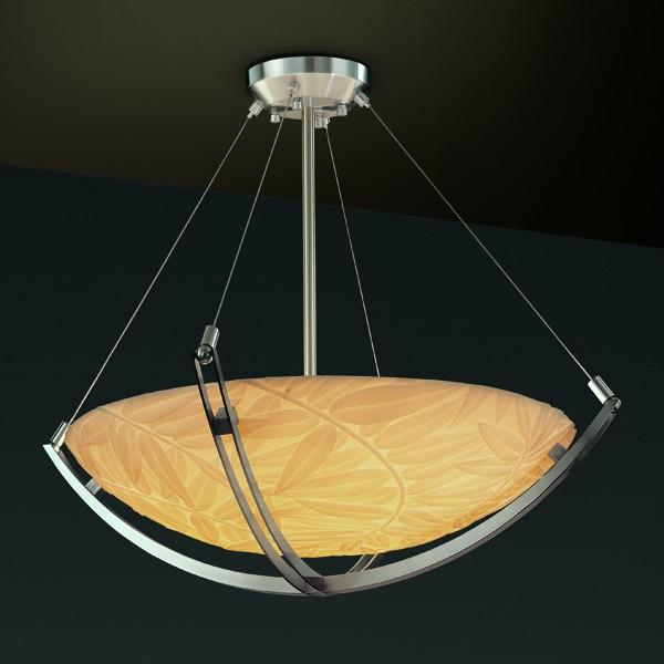 24" LED Pendant Bowl w/ Crossbar