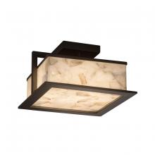 Justice Design Group ALR-7517W-DBRZ - Laguna 12&#34; LED Outdoor Flush-Mount