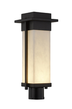 Justice Design Group CLD-7542W-MBLK - Pacific 7&#34; LED Post Light (Outdoor)