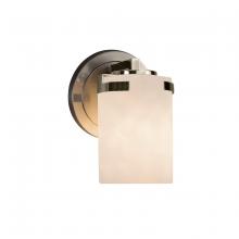 Justice Design Group CLD-8451-10-NCKL - Atlas 1-Light Wall Sconce