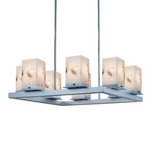 Justice Design Group FAL-7519W-NCKL - Laguna 8-Light LED Outdoor Chandelier