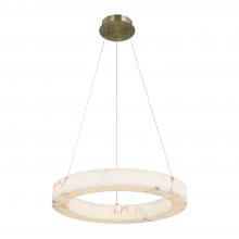 Justice Design Group FAL-8222-BRSS - Medley 24&#34; LED Ring Pendant